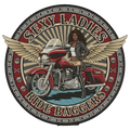 Sexy Lady Ride Bagger Patch   3.5"x 3.5"